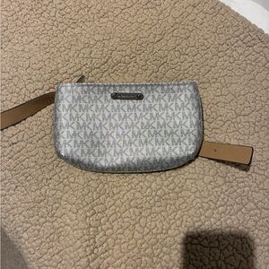 Michael Kors Textured Gray Belt Bag